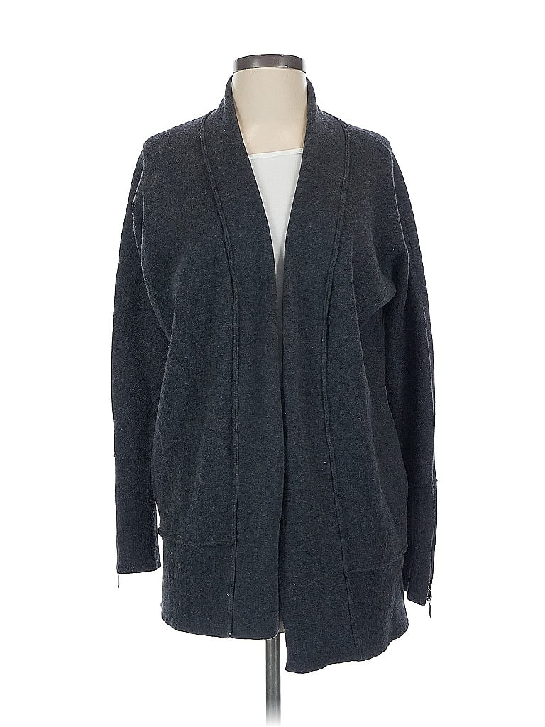 Pre-owned Max Studio Cardigan Sweater In Gray