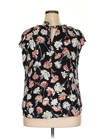 LC Lauren Conrad Short Sleeve Blouse (view 2)