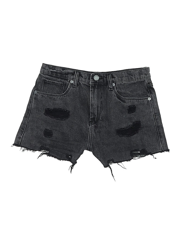 Pre-owned Blanknyc Blank Nyc Denim Shorts In Black