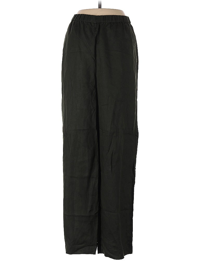 Pre-owned Eileen Fisher Casual Pants In Green