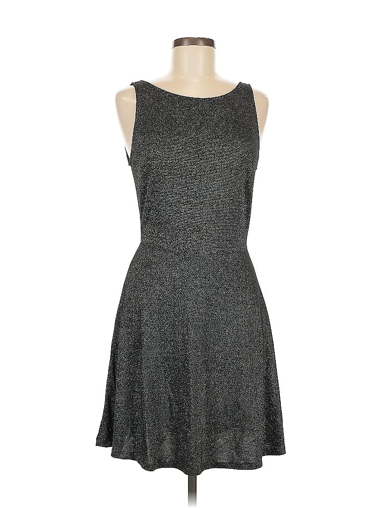 Pre-owned Divided By H&m Cocktail Dress In Gray