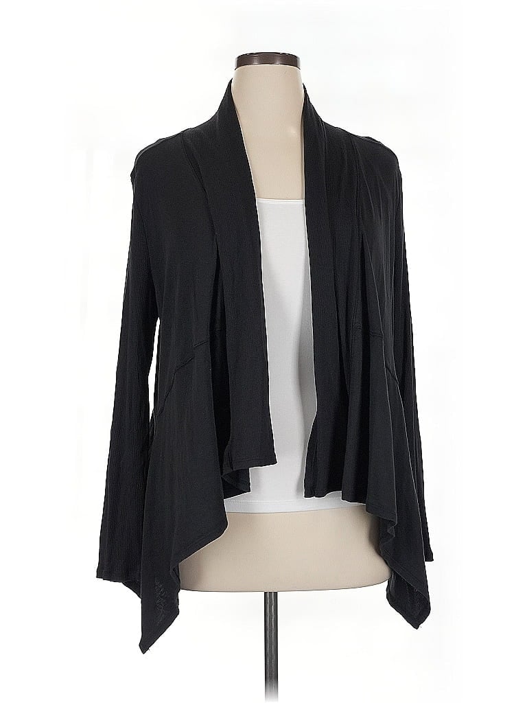 Pre-owned Talbots Cardigan Sweater In Black