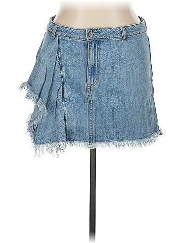 Melrose and Market Denim Skirt (view 1)