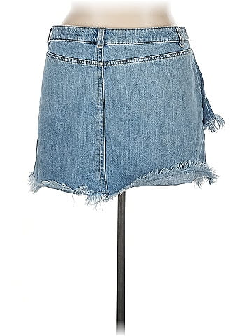 Melrose and Market Denim Skirt (view 2)