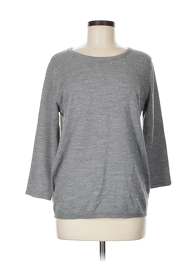 Pre-owned The Limited Pullover Sweater In Gray