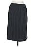Tahari 100% Polyester Solid Gray Black Formal Skirt Size 10 - photo 1