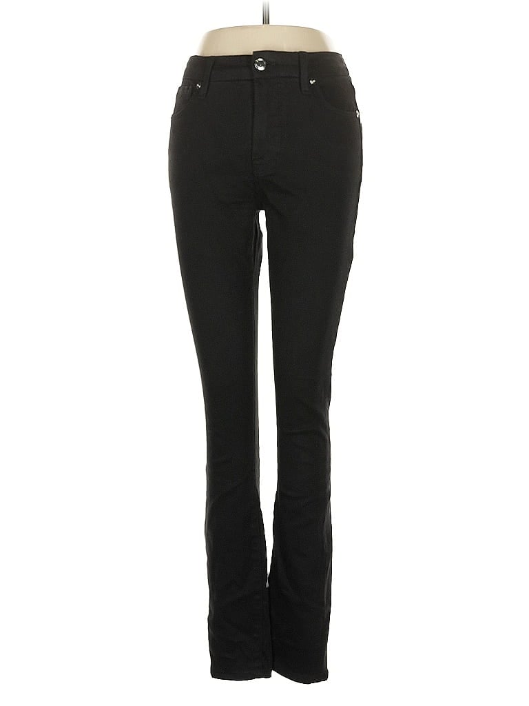 Pre-owned Good American Jeggings In Black