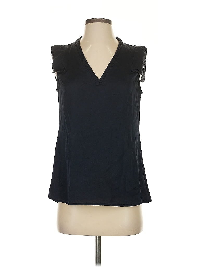 Pre-owned Banana Republic Sleeveless Blouse In Black
