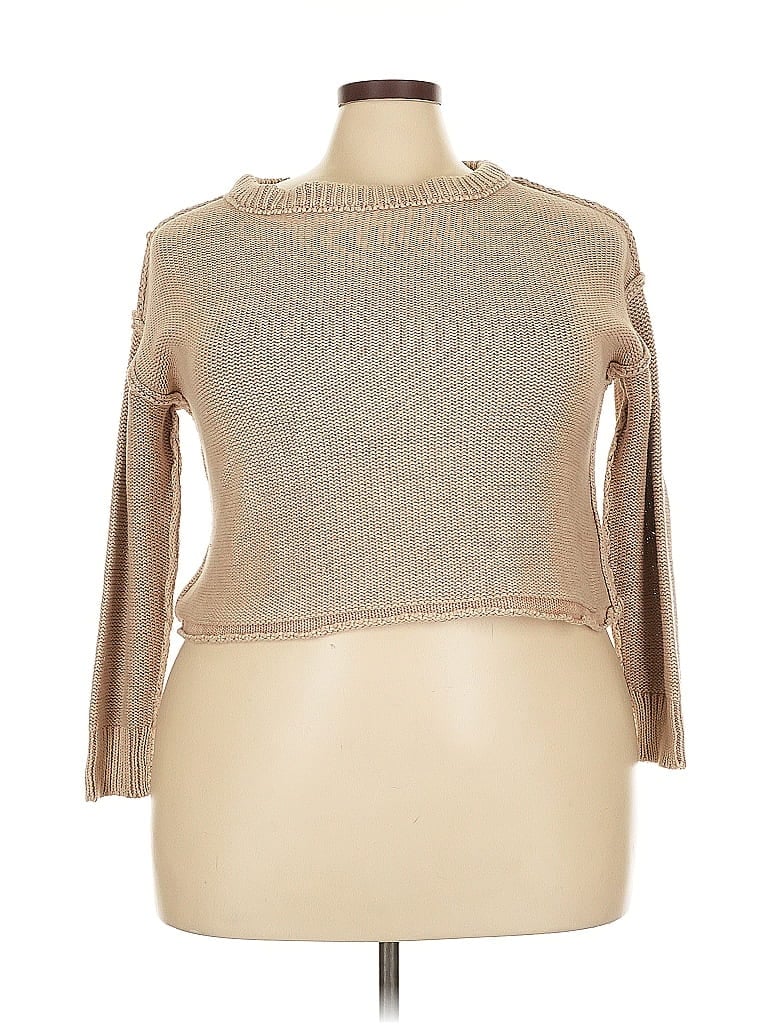 Pre-owned Mustard Seed Cardigan Sweater In Brown