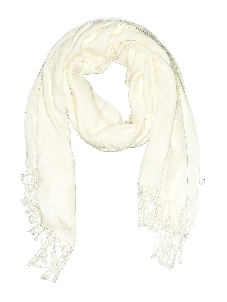 Pre-owned Unbranded Scarf In White