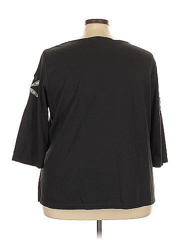 Bob Mackie 3/4 Sleeve Top (view 2)