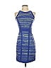 Milly Color Block Blue Cocktail Dress Size P (petite) - photo 1