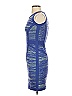 Milly Color Block Blue Cocktail Dress Size P (petite) - photo 5
