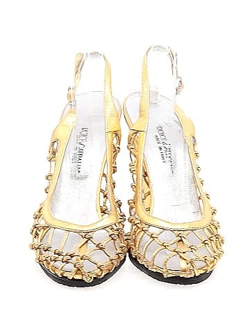 Dolce & Gabbana Leather Knot Singback Heels (view 2)
