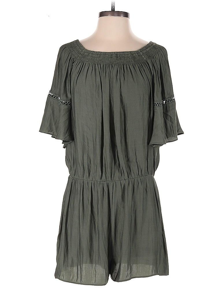 Pre-owned Lulus Romper In Green
