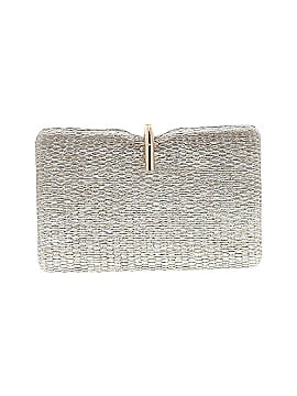 Sondra Roberts White Silver Clutch One size