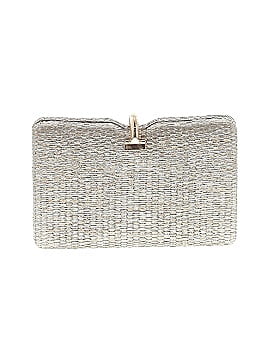 Sondra Roberts White Silver Clutch One size