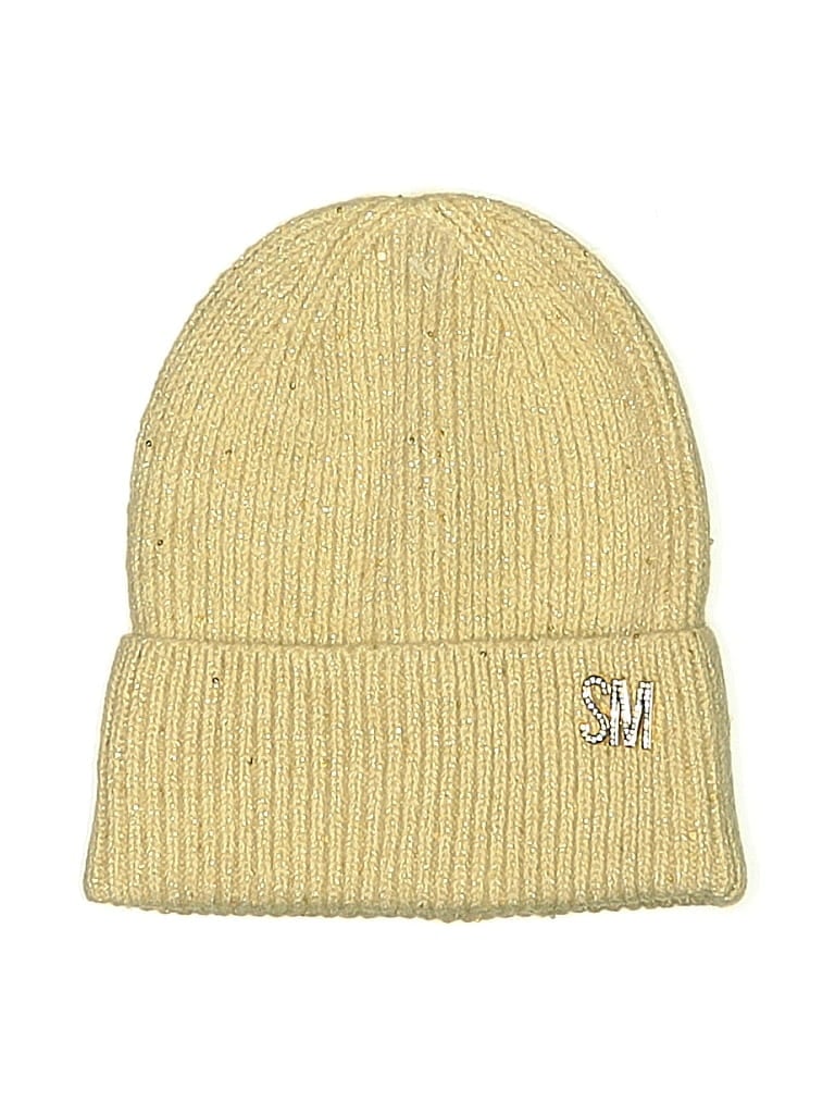 Pre-owned Steve Madden Beanie Hat In Brown