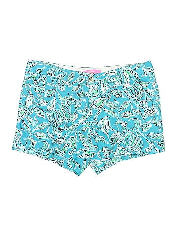 Lilly Pulitzer Paisley Blue Shorts Size 8