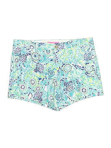 Lilly Pulitzer Paisley Blue Shorts Size 8
