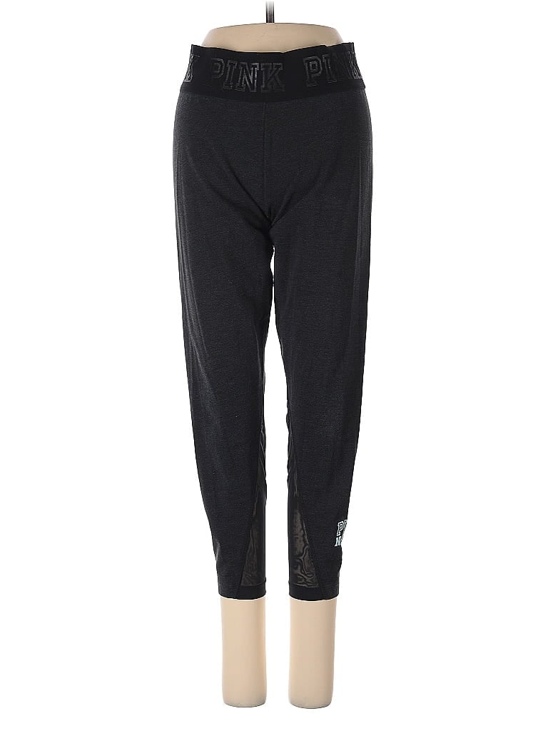 Pre-owned Victoria's Secret Pink Active Pants In Black