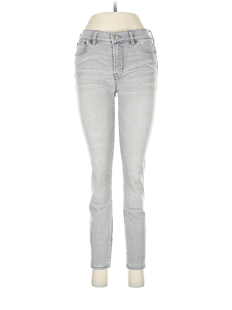 Pre-owned J.crew Factory Store Jeans In Gray