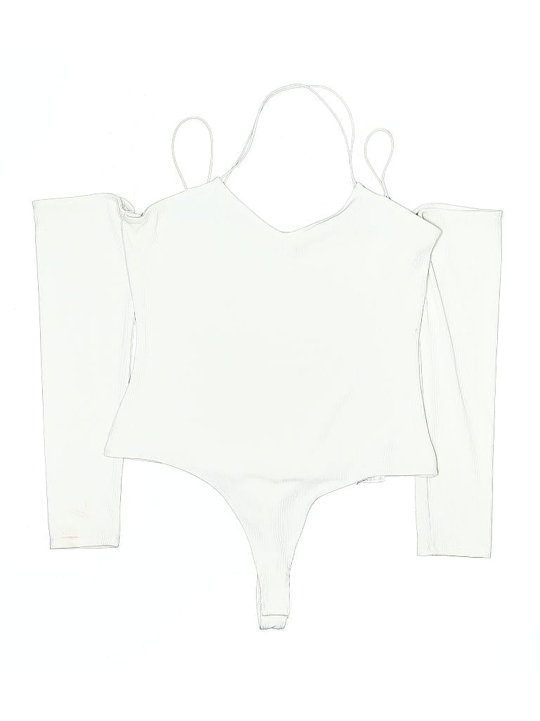 Pre-owned Guess Bodysuit In White