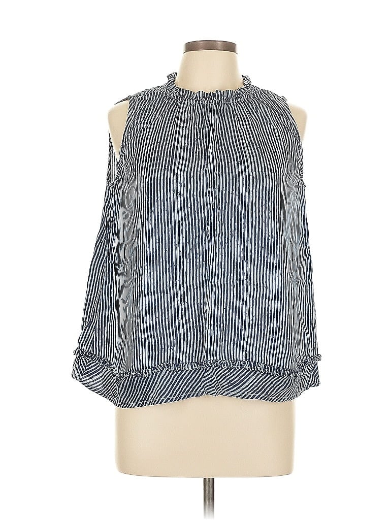 Pre-owned Sundays Sleeveless Blouse In Blue