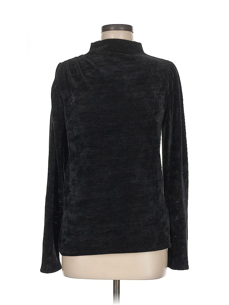 Pre-owned Express Turtleneck Sweater In Black