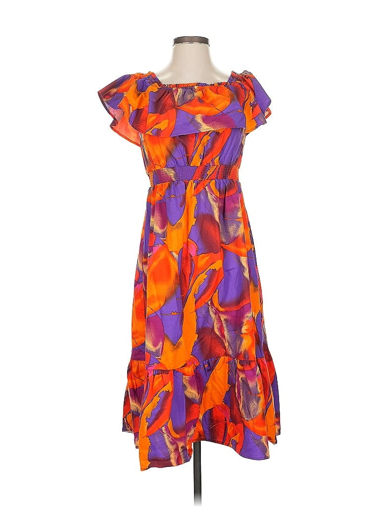 Click to view more detailed imagery on our partner's website Pre-owned Nine West Casual Dress In Orange