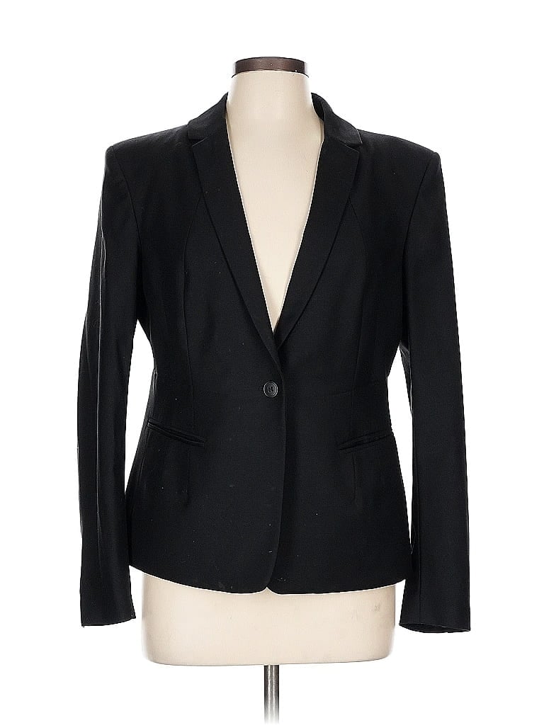 Pre-owned Calvin Klein Collection Wool Blazer Jacket In Black
