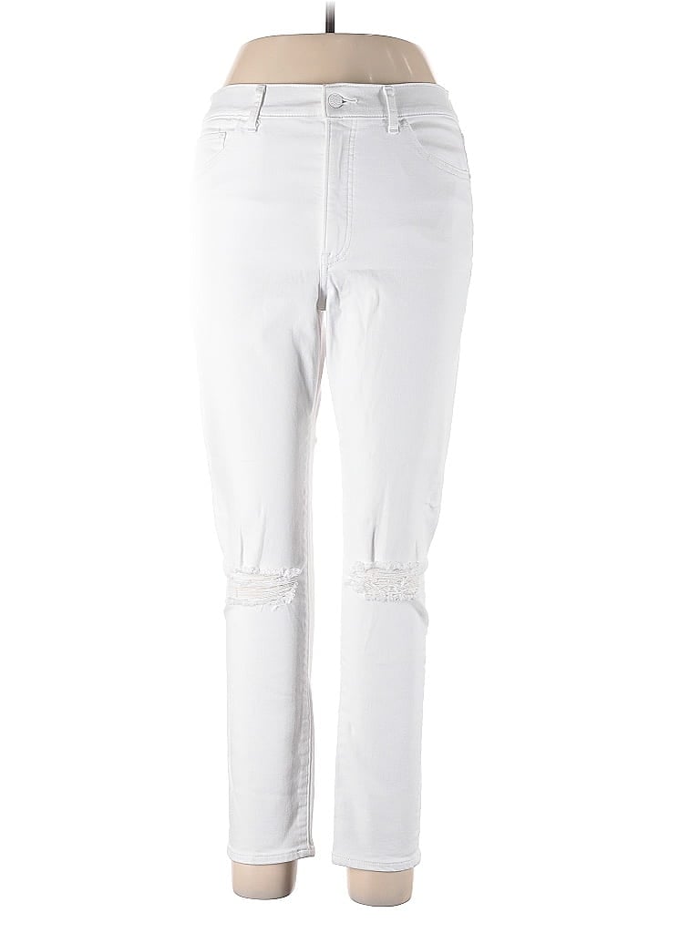 Pre-owned Express Jeans In White