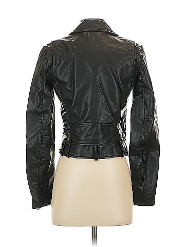 Zara Faux Leather Jacket (view 2)