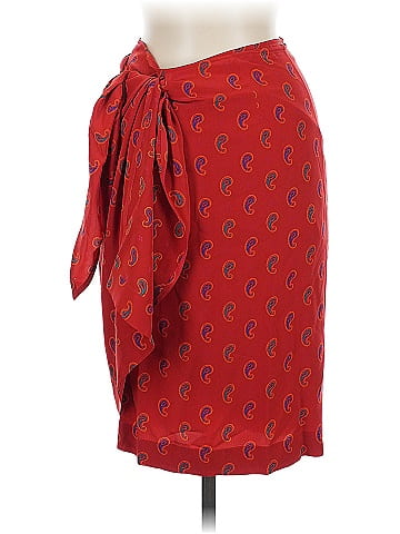 Linda Allard Ellen Tracy Silk Skirt (view 2)