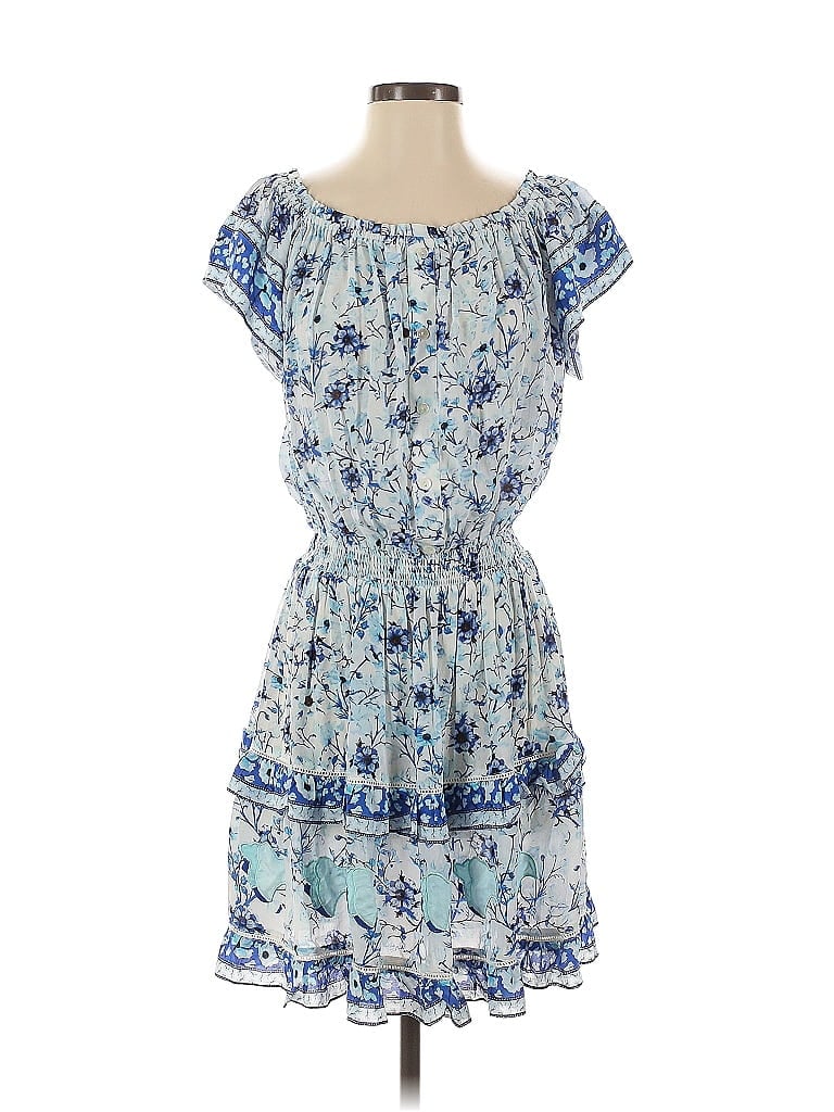 Click to view more detailed imagery on our partner's website Pre-owned Taj By Sabrina Crippa Casual Dress In Blue
