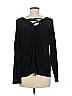 Assorted Brands 100% Acrylic Black Long Sleeve Top Size M - photo 2