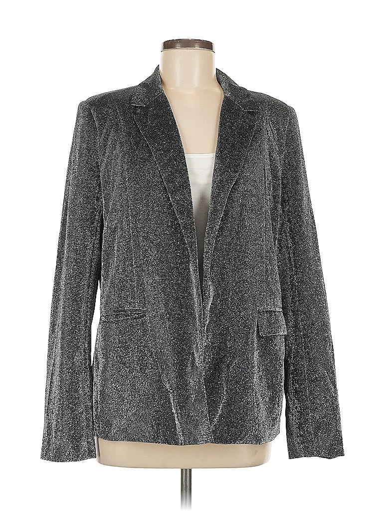 Pre-owned Steve Madden Blazer Jacket In Gray