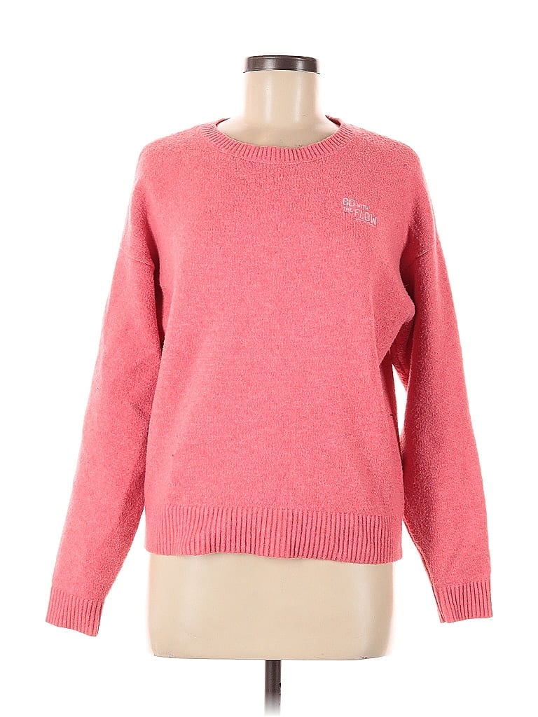 Pre-owned Assorted Brands Pullover Sweater In Pink