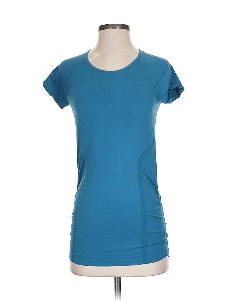 Pre-owned Athleta Active T-shirt In Blue