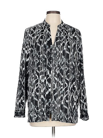 H By Halston Long Sleeve Blouse (view 1)