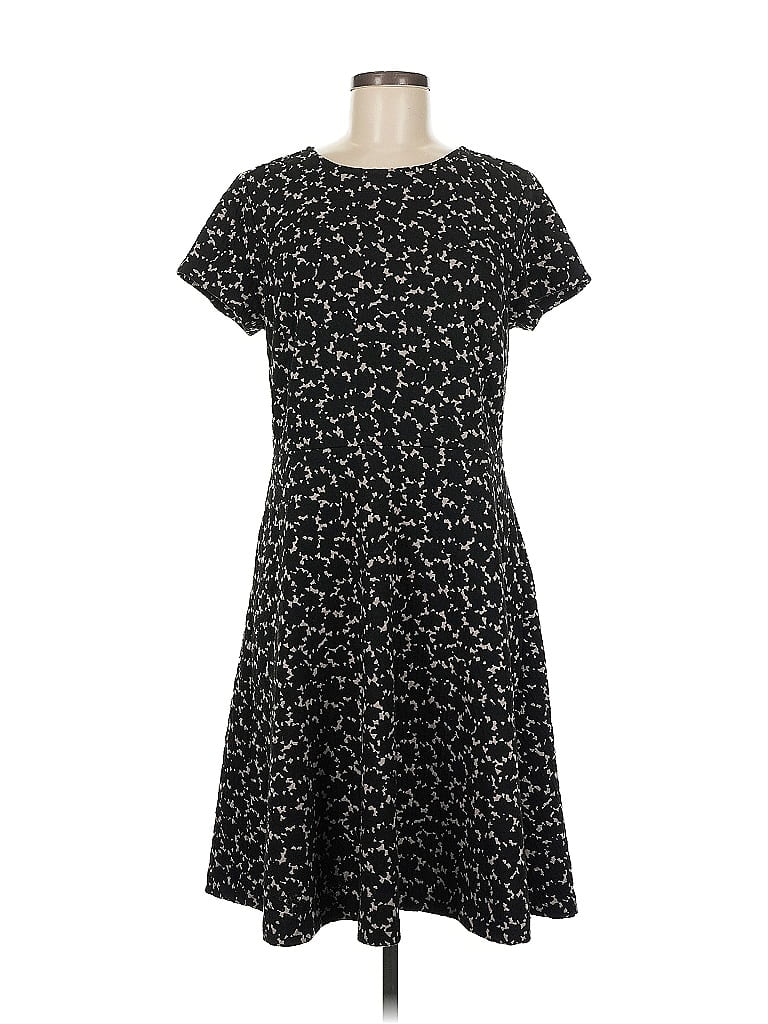 Pre-owned Ann Taylor Loft Outlet Casual Dress In Black