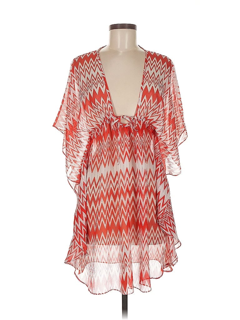 Pre-owned Josa Tulum Swimsuit Cover Up In Orange