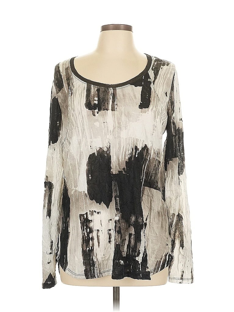 Pre-owned Simply Vera Vera Wang Long Sleeve T-shirt In White