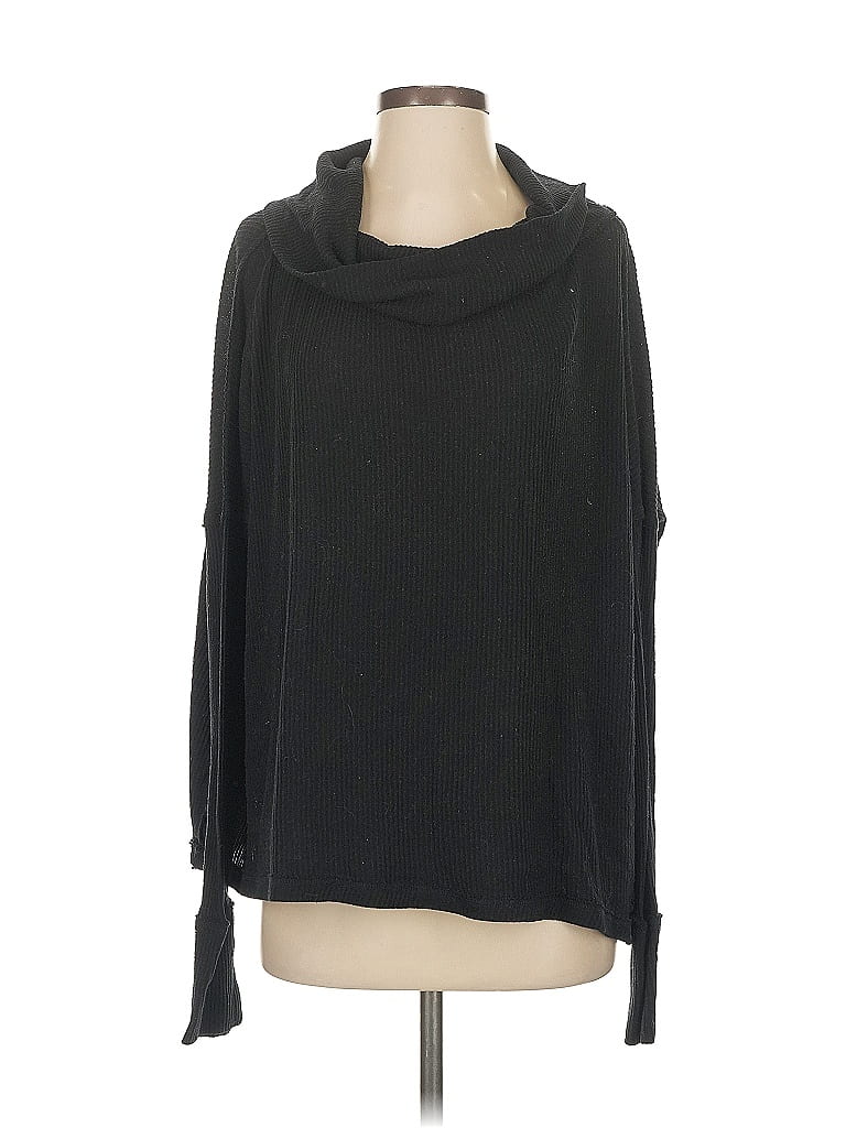 Pre-owned We The Free Poncho In Black