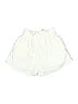 Aqua 100% Rayon Ivory White Shorts Size S - photo 2