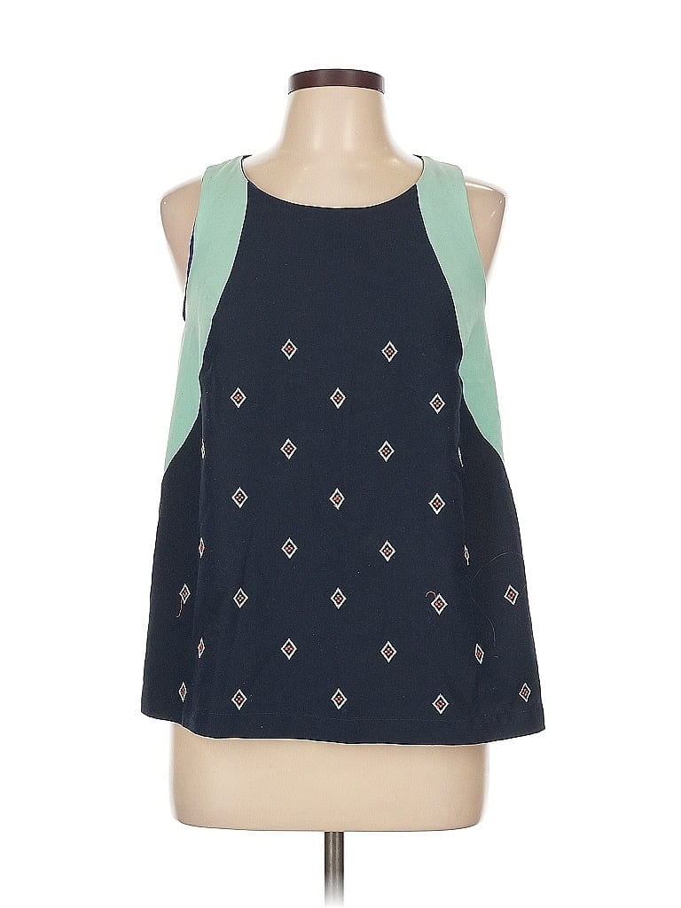 Pre-owned Sugar Lips Sleeveless Blouse In Blue