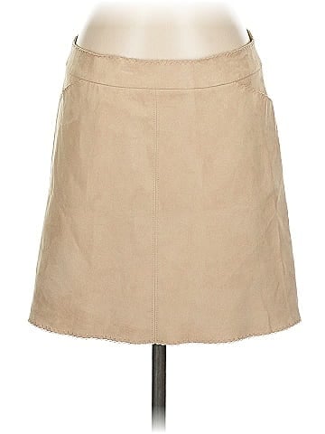 Susana Monaco Faux Leather Skirt (view 1)