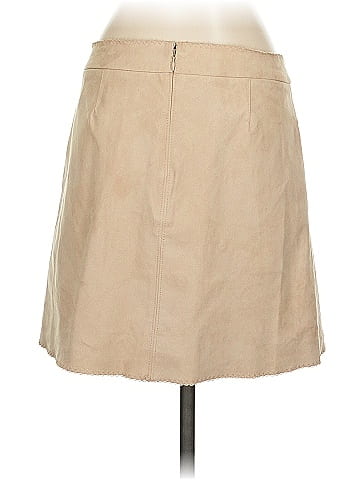 Susana Monaco Faux Leather Skirt (view 2)