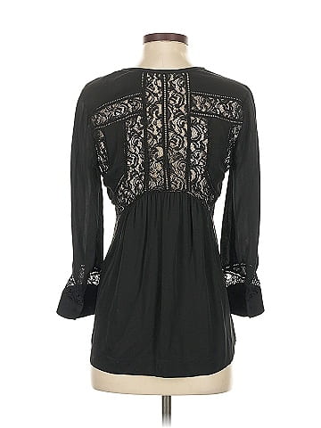Rebecca Taylor 3/4 Sleeve Silk Top (view 2)