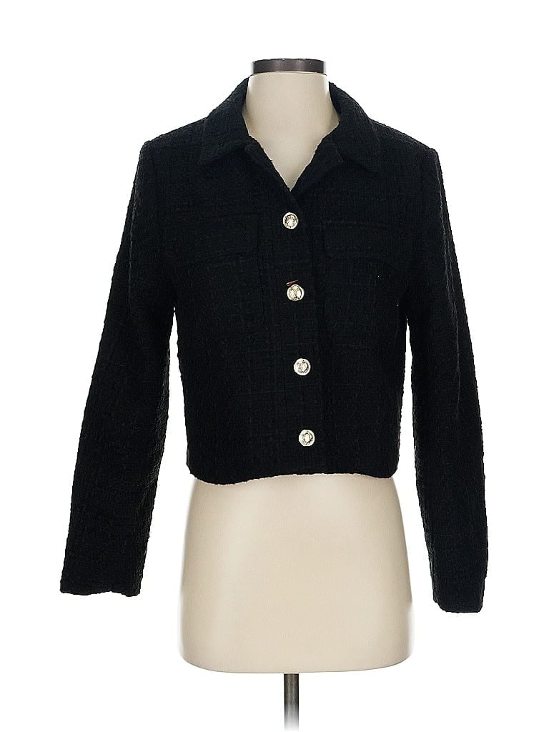 Pre-owned Rachel Zoe Blazer Jacket In Black